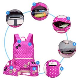 DiTeYaNuo Sac à Dos Scolaire Fille Lot de 3 Pcs Sac D’école Cartable Enfant Primaire Sac à Dos Imprimé Dot Jaune + Sac à Main + Pochette DiTeYaNuo Sac à Dos Scolaire Fille Lot de 3 Pcs Sac D’école Cartable Enfant Primaire Sac à Dos Imprimé Dot Jaune + Sac à Main + Pochette 3