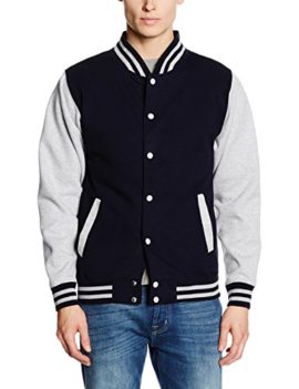 Just Hoods by AWDis Varsity Jacket Blouson Homme Just Hoods by AWDis Varsity Jacket Blouson Homme