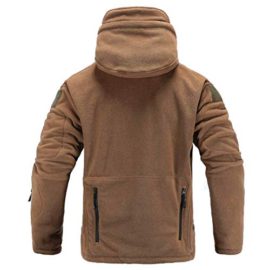 Memoryee Homme Militaire Résistant au Vent Veste Polaire Chaud avec Capuche pour des Sports, Le Travail et Le Loisir Memoryee Homme Militaire Résistant au Vent Veste Polaire Chaud avec Capuche pour des Sports, Le Travail et Le Loisir 3