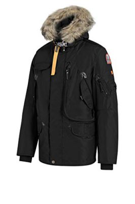 Parajumpers-Parka-Masterpiece-Right-Hand-Man-avec-empicement-Amovible-Noir-0-0