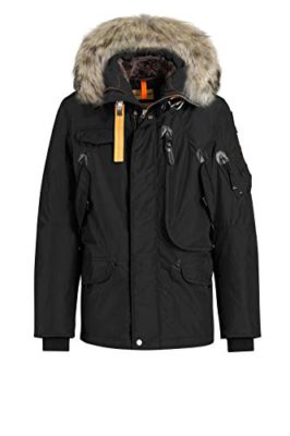 Parajumpers-Parka-Masterpiece-Right-Hand-Man-avec-empicement-Amovible-Noir-0