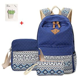 Sac--Dos-Scolaire-3-en-1-Cartable-de-Loisir-en-Toile-Sac--Dos-Sac--Main-Sac-dpaule-pour-lAdolescent-ltudiant-et-Idal-pour-lcole-Les-Loisirs-Le-Voyage-la-randonne-etc-0