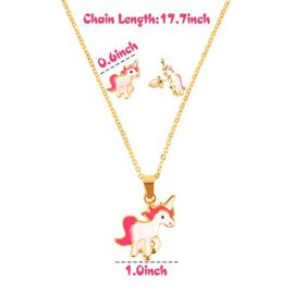 VAMEI Licorne Cadeaux pour Les Filles 7 Pcs, Licorne Cordon Cadeau Goodie Sacs Licorne Lunettes Collier Boucle d’oreille Sac à Main Wallet Stickers VAMEI Licorne Cadeaux pour Les Filles 7 Pcs, Licorne Cordon Cadeau Goodie Sacs Licorne Lunettes Collier Boucle d’oreille Sac à Main Wallet Stickers 5