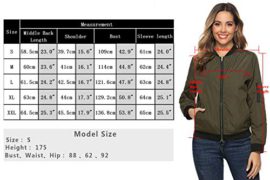 Aibrou Blouson Bomber Femme Manches Longues Légère Veste Bomber Casual Zipper Jacket Bomber Poches Elégant Coupe-Vent Aibrou Blouson Bomber Femme Manches Longues Légère Veste Bomber Casual Zipper Jacket Bomber Poches Elégant Coupe-Vent 6