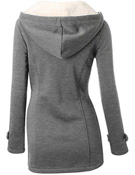 BUOYDM Manteaux Femme Blouson Chaud Manches Longues à Capuche Casual Hooded Casual Blousons BUOYDM Manteaux Femme Blouson Chaud Manches Longues à Capuche Casual Hooded Casual Blousons 3