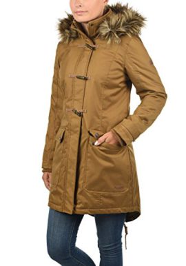 Desires Bea Manteau d’hiver À Capuche avec Peau De Mouton Parka d’hiver Veste Longue pour Femme Doublure De Peluche Desires Bea Manteau d’hiver À Capuche avec Peau De Mouton Parka d’hiver Veste Longue pour Femme Doublure De Peluche 3