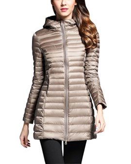 Doudoune à Capuche Femme Ultra Légère Longues Manteau Chaud Blouson Compressible Veste Duvet Doudoune à Capuche Femme Ultra Légère Longues Manteau Chaud Blouson Compressible Veste Duvet