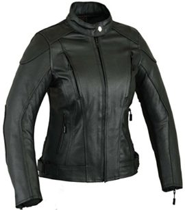 GearX Blouson Moto Impact en Cuir pour Femme GearX Blouson Moto Impact en Cuir pour Femme 2