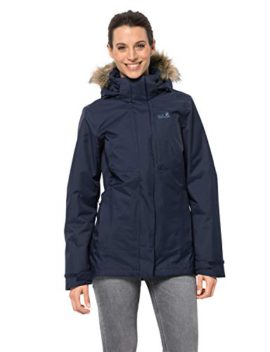 Jack Wolfskin Femme Arctic Ocean 3 in 1 Veste imperméable Coupe-Vent Respirant 3 en 1 Veste de Protection Jack Wolfskin Femme Arctic Ocean 3 in 1 Veste imperméable Coupe-Vent Respirant 3 en 1 Veste de Protection