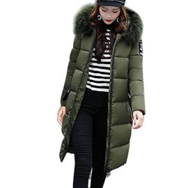 KEERADS Femmes Hiver Manteau Chaud Jacket Blouson, Doudoune dans la Longue Veste en Duvet Peluche Col de Fourrure Femme, Doudoune épaisse Femme KEERADS Femmes Hiver Manteau Chaud Jacket Blouson, Doudoune dans la Longue Veste en Duvet Peluche Col de Fourrure Femme, Doudoune épaisse Femme