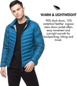 LAPASA Doudoune Blouson Manteau Homme Hiver Léger et Chaud Rembourrage Duvet Naturel Chaleur Longue Durée M32 LAPASA Doudoune Blouson Manteau Homme Hiver Léger et Chaud Rembourrage Duvet Naturel Chaleur Longue Durée M32 5