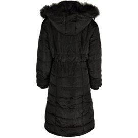 Manteau long d’hiver – rembourré/matelassé – capuche à fourrure – femme Manteau long d’hiver – rembourré/matelassé – capuche à fourrure – femme 4