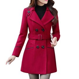 Manteaux Femme Hiver Chaud Slim Gilet Bouton Épais Blouson Casual Parkas Trench Coat Veste Épaise avec Ceinture Manteaux Femme Hiver Chaud Slim Gilet Bouton Épais Blouson Casual Parkas Trench Coat Veste Épaise avec Ceinture