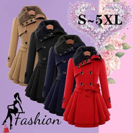 Meihet-Nouvelle-Mode-Femmes-Occasionnels-A-Ligne-plisse-Double-Couche-Ourlet-Manteau-Outwear-Manteaux-0-3