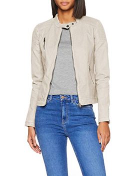 ONLY NOS Onlsteady Faux Leather Jacket OTW Blouson Femme ONLY NOS Onlsteady Faux Leather Jacket OTW Blouson Femme