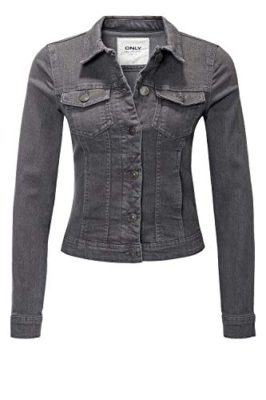 Only-Veste-en-Jean-Femme-Blouson-Demi-Saison-Denim-Casual-0