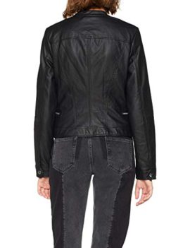 Pimkie Veste simili cuir noir Femme Pimkie Veste simili cuir noir Femme 3