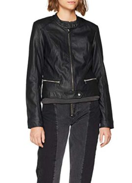 Pimkie-Veste-simili-cuir-noir-Femme-0-1