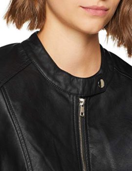 Pimkie Veste simili cuir noir Femme Pimkie Veste simili cuir noir Femme 6