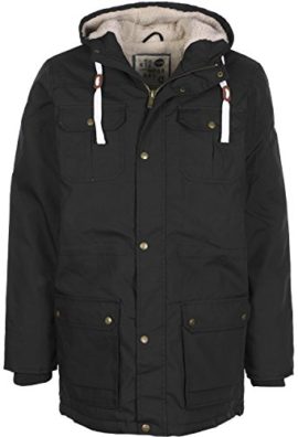 Solid-Chara-Teddy-Manteau-DHiver-Avec-Peau-De-Mouton-Parka-DHiver-Veste-Longue-Pour-Homme--Capuche-Doublure-De-Peluche-0