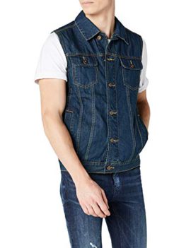 Urban Classics Denim Veste sans Manche Homme Urban Classics Denim Veste sans Manche Homme