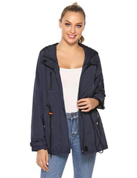 Veste de Pluie Femme Manteau Coup Vent Imperméable Poncho de Pluie à Capuche Zippé Cape de Pluie Raincoat Parka Waterproof Ciré pour Voyage Camping Randonnée Unisexe Veste de Pluie Femme Manteau Coup Vent Imperméable Poncho de Pluie à Capuche Zippé Cape de Pluie Raincoat Parka Waterproof Ciré pour Voyage Camping Randonnée Unisexe 2