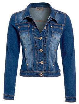 neuf pour femmes Veste En Jeans Black Blue Taille 36-38-40-42 neuf pour femmes Veste En Jeans Black Blue Taille 36-38-40-42 2