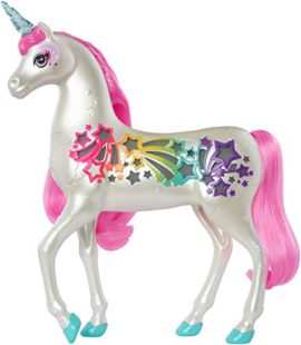 Barbie-Dreamtopia-Licorne-Arc-en-ciel-sons-et-lumires-avec-crinire-et-queue-rose-fournie-avec-une-brosse-jouet-pour-enfant-GFH60-0
