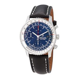 Breitling A13324121C1X1 Navitimer Montre chronographe 41 Cadran Bleu Bracelet en Cuir Noir Breitling A13324121C1X1 Navitimer Montre chronographe 41 Cadran Bleu Bracelet en Cuir Noir