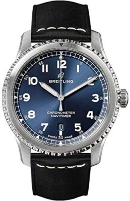 Breitling-Navitimer-8-Automatique-41-Cadran-Bleu-Bracelet-Cuir-Noir-Montre-Homme-Rf-A17314101C1X2-0