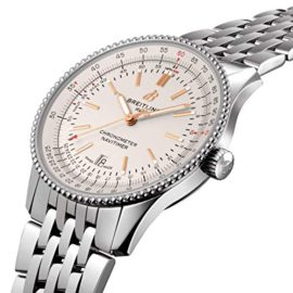 Breitling-Navitimer-Cadran-argent-en-Acier-41-mm-0-1