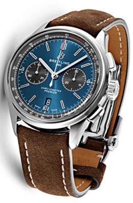 Breitling Premier AB0118A61C1X3 Chronographe 42 Bracelet en Cuir Nubuck Marron Breitling Premier AB0118A61C1X3 Chronographe 42 Bracelet en Cuir Nubuck Marron 3