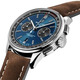 Breitling Premier AB0118A61C1X3 Chronographe 42 Bracelet en Cuir Nubuck Marron Breitling Premier AB0118A61C1X3 Chronographe 42 Bracelet en Cuir Nubuck Marron 4