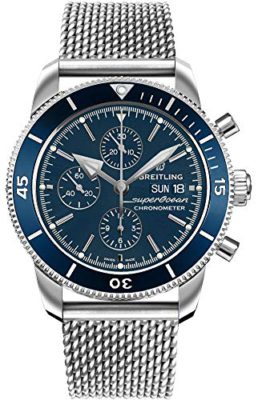 Breitling-Superocean-Heritage-II-Montre-chronographe-44-Cadran-Bleu-pour-Homme-A13313161C1A1-0