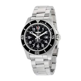 Breitling-Superocean-II-44-Automatique-Volcano-Cadran-Noir-Acier-Inoxydable-Montre-pour-Homme-A17392d7Bd68-0