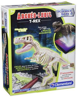 Clementoni-52068-Figurine-Dinosaure-Tyrannosaure-Fluorescent-0