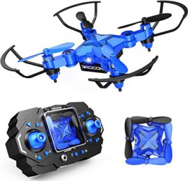 DROCON Mini Drone pour Enfant et Débutants, Hélicoptère Quadcopter avec Télécommande, Maintien de l’altitude, Flips 3D, Mode sans tête et décollage / Atterrissage en Une Touche, Cadeau amusant DROCON Mini Drone pour Enfant et Débutants, Hélicoptère Quadcopter avec Télécommande, Maintien de l’altitude, Flips 3D, Mode sans tête et décollage / Atterrissage en Une Touche, Cadeau amusant