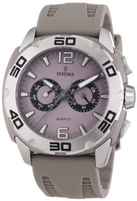 FESTINA – F16665/2 – Montre Homme – Quartz Analogique – Aiguilles luminescentes – Bracelet Silicone Gris FESTINA – F16665/2 – Montre Homme – Quartz Analogique – Aiguilles luminescentes – Bracelet Silicone Gris