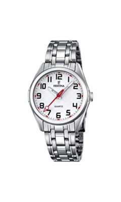 FESTINA-Homme-Analogique-Quartz-Montre-avec-Bracelet-en-Acier-Inoxydable-F169031-0