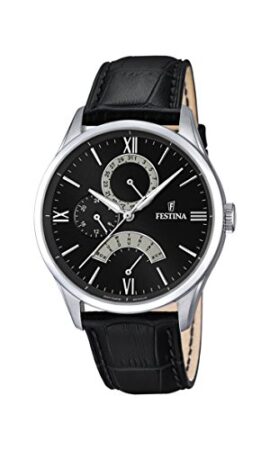 FESTINA Homme Analogique Quartz Montre avec Bracelet en Cuir F16823/2 FESTINA Homme Analogique Quartz Montre avec Bracelet en Cuir F16823/2