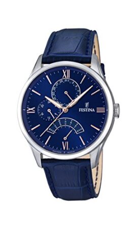 FESTINA Homme Analogique Quartz Montre avec Bracelet en Cuir F16823/3 FESTINA Homme Analogique Quartz Montre avec Bracelet en Cuir F16823/3