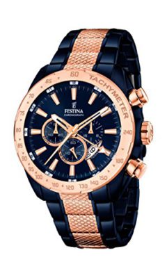 FESTINA-Homme-Chronographe-Quartz-Montre-avec-Bracelet-en-Acier-Inoxydable-F168861-0