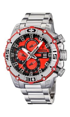 Festina-165998-Montre-Homme-Quartz-Chronographe-ChronomtreAiguillesLuminescent-Bracelet-Acier-Inoxydable-Argent-0-0