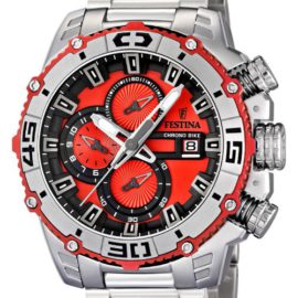 Festina-165998-Montre-Homme-Quartz-Chronographe-ChronomtreAiguillesLuminescent-Bracelet-Acier-Inoxydable-Argent-0-1