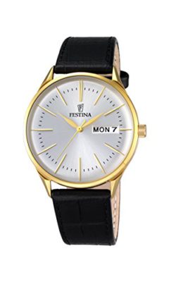 Festina-Homme-Analogique-Quartz-Montre-avec-Bracelet-en-Cuir-F6838-1-0