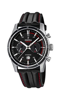 Festina-Homme-Chronographe-Quartz-Montre-avec-Bracelet-en-Cuir-F16874-4-0