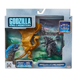 Godzilla-King-Ghidorah-and-Godzilla-9cm-Figure-Toy-0