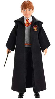 Harry-Potter-Poupe-Articule-Ron-Weasley-de-26-cm-en-Uniforme-Gryffondor-en-Tissu-avec-Baguette-Magique–Collectionner-Jouet-Enfant-FYM52-0-2