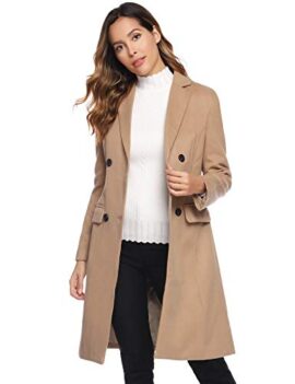 Hawiton Manteau Femme Chaud Vêtements Femme avec des Manches Longues Veste en Laine de Mode Classique élégant Automne Hiver Hawiton Manteau Femme Chaud Vêtements Femme avec des Manches Longues Veste en Laine de Mode Classique élégant Automne Hiver 4