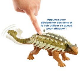 Jurassic World Ankylosaurus, Figurine Sonore de Dinosaure, Jouet pour Enfant, GHT09 Jurassic World Ankylosaurus, Figurine Sonore de Dinosaure, Jouet pour Enfant, GHT09 3